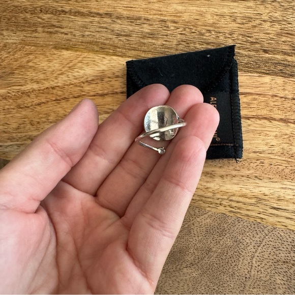 Alex and Ani Evil Eye Ring Wrap Silver Ring - Picture 4 of 4